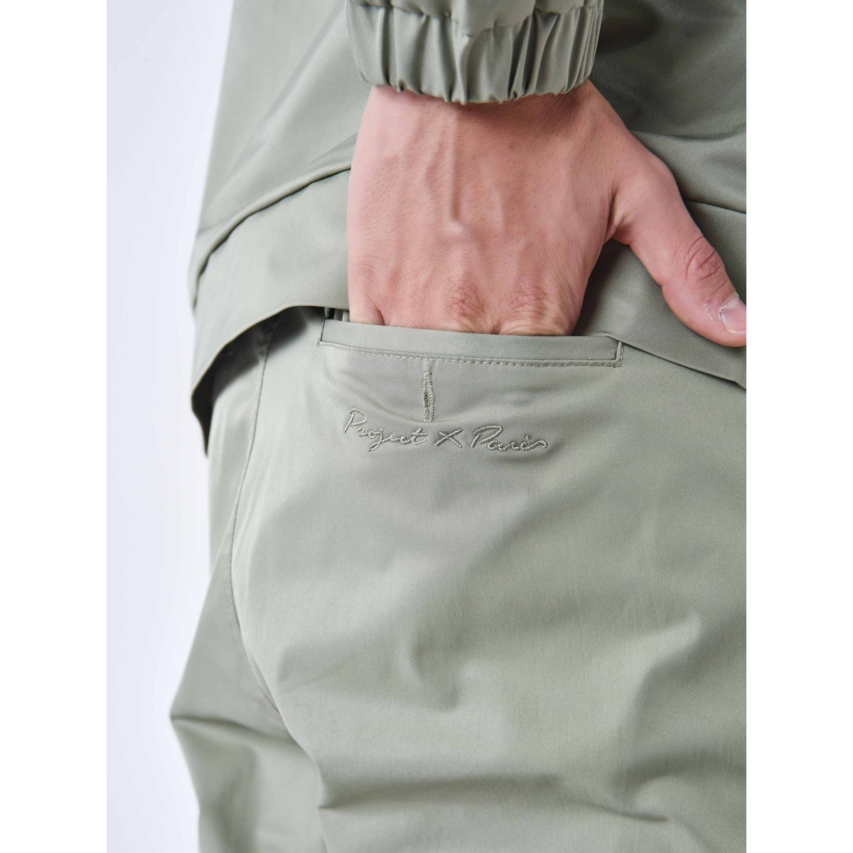 Pantalon workwear multipoches khaki clair, PROJECT X