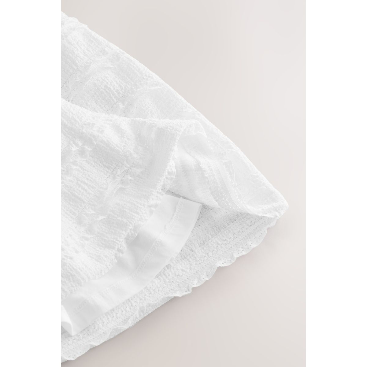 Robe à volants blanc, NEXT