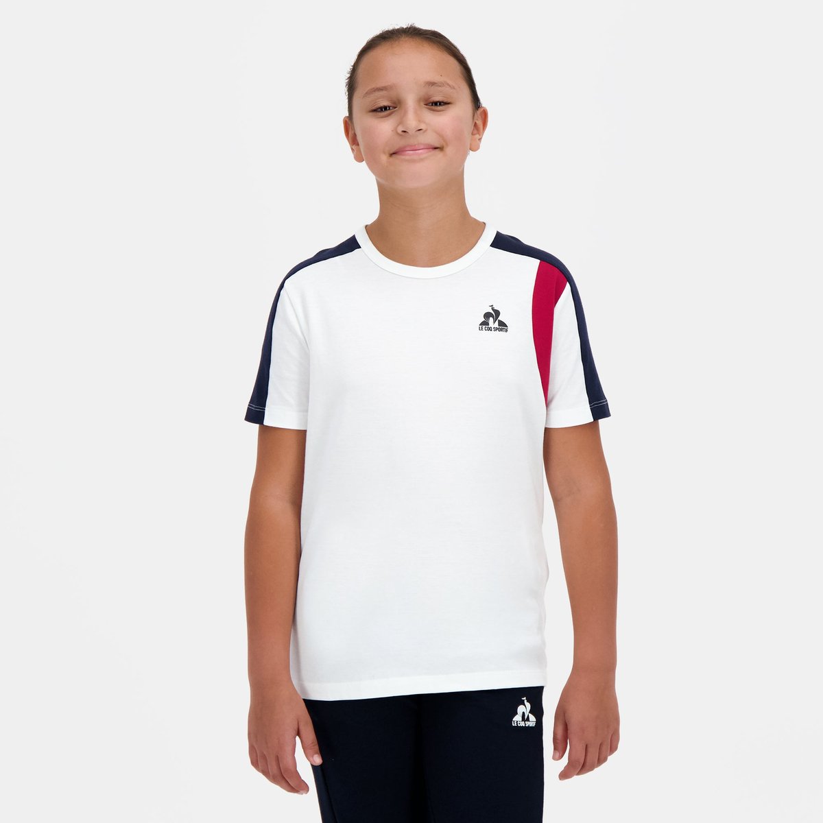 T-shirt Tricolore white light, LE COQ SPORTIF