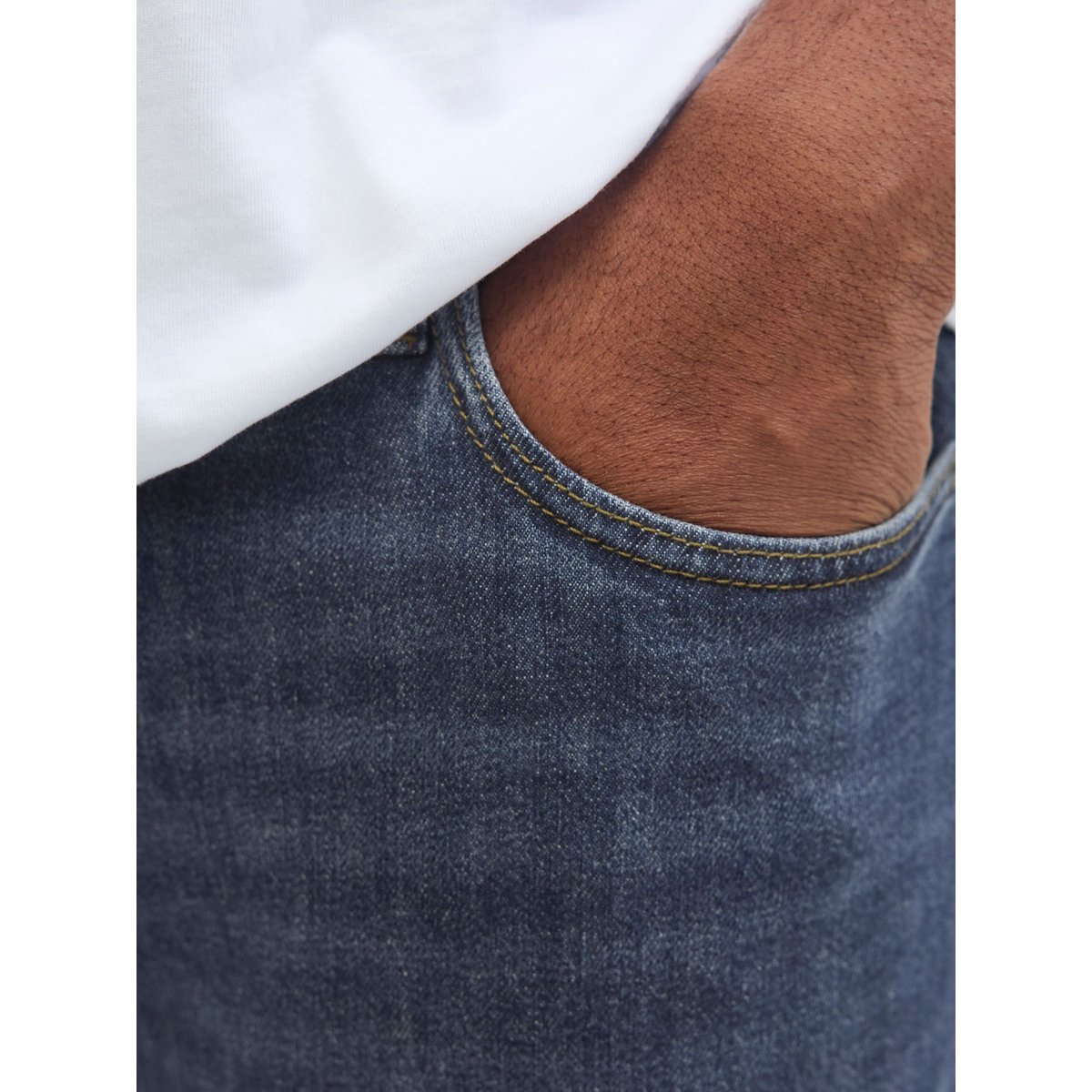 Jean Coupe Tapered blue denim, JACK & JONES