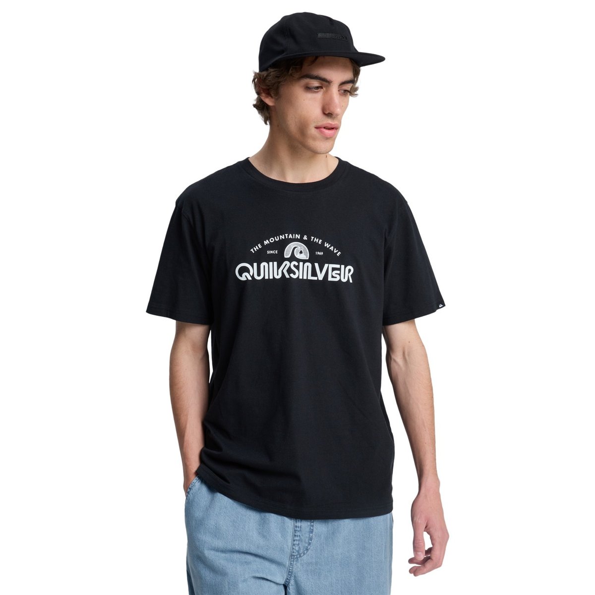 T-Shirt à manches courtes EV VISTA noir black, QUIKSILVER
