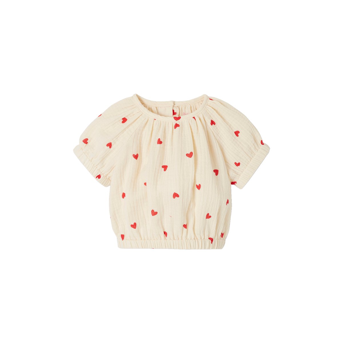 Blouse imprimée bébé vanille, VERTBAUDET