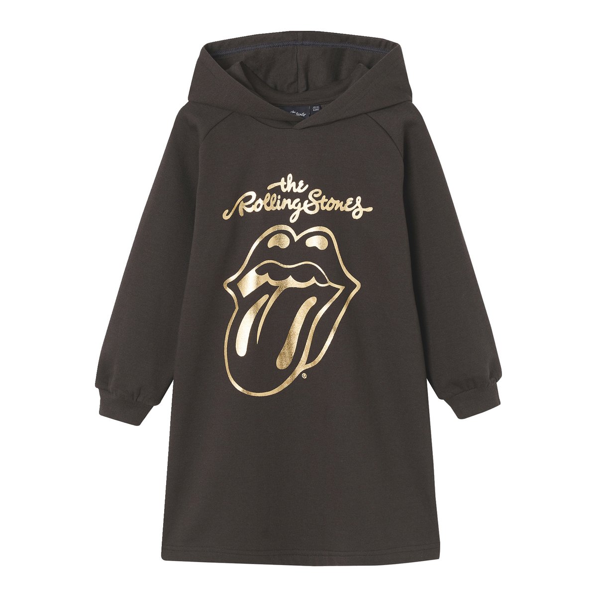 Robe sweat à capuche Rolling Stones anthracite, VERTBAUDET