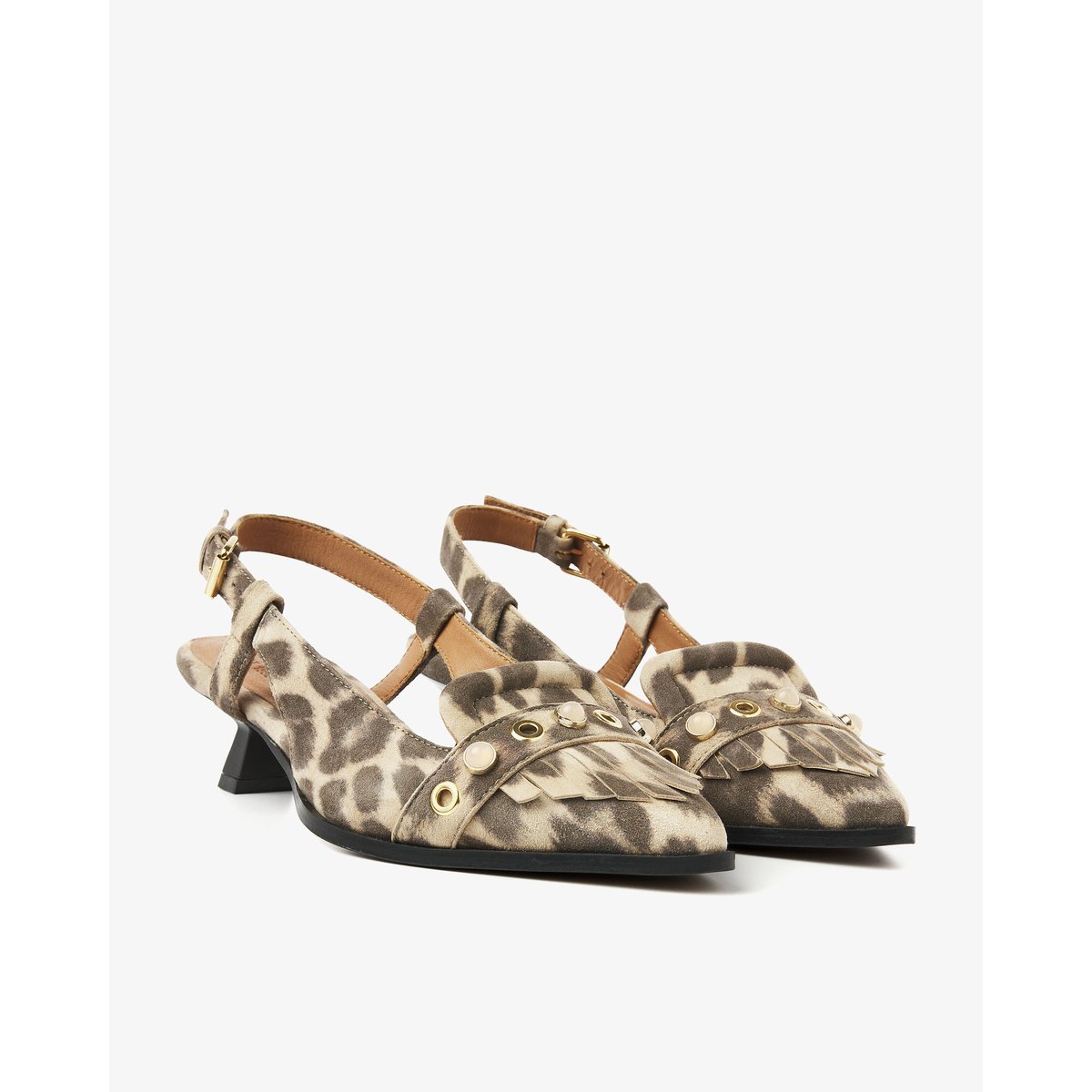 Escarpins LEA AILEEN beige,marron,leopard print, VIA VAI