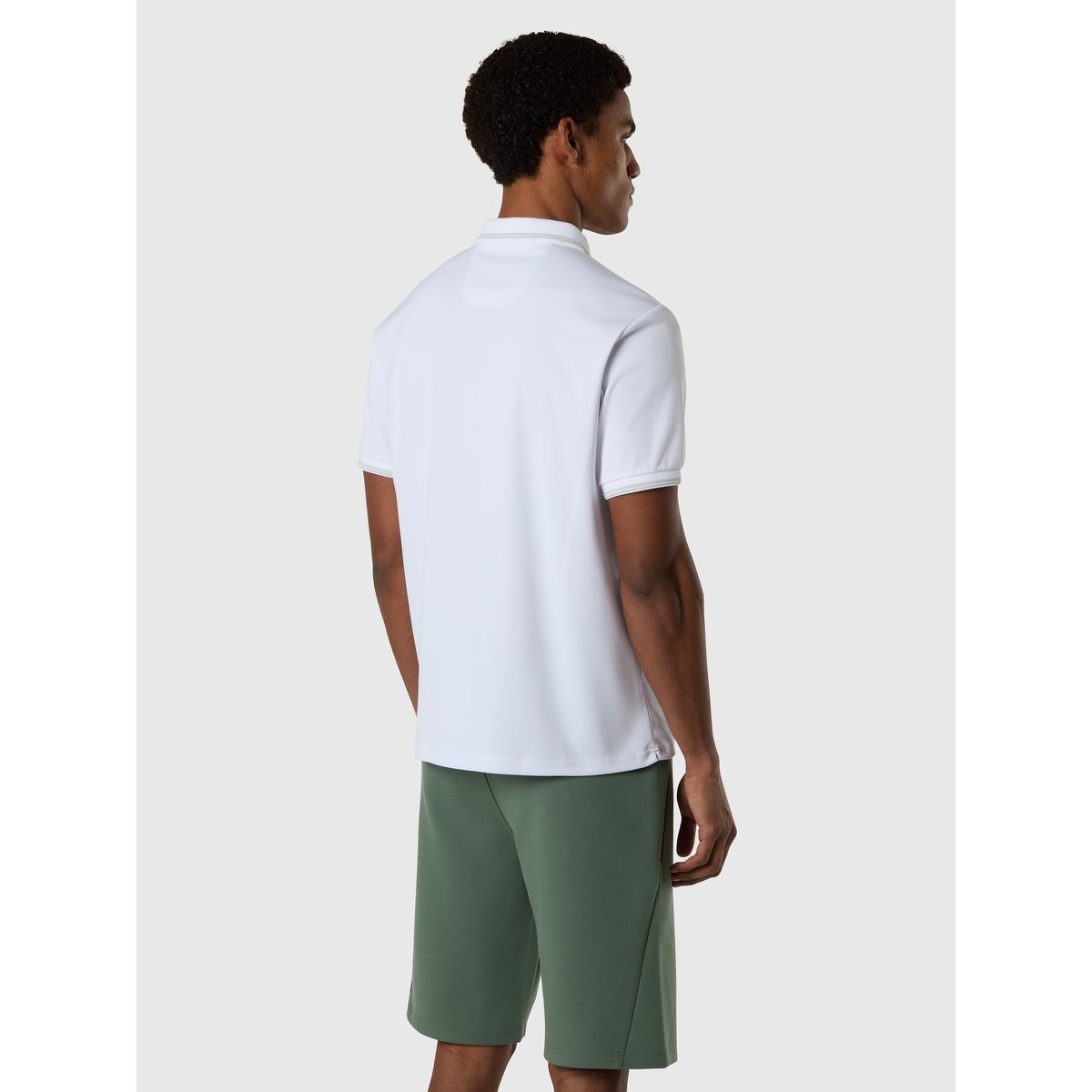 Polo à manches courtes COOLMAX® blanc, NORTH SAILS