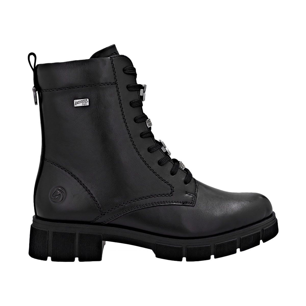 Bottines Cuir Cristallino noir, REMONTE
