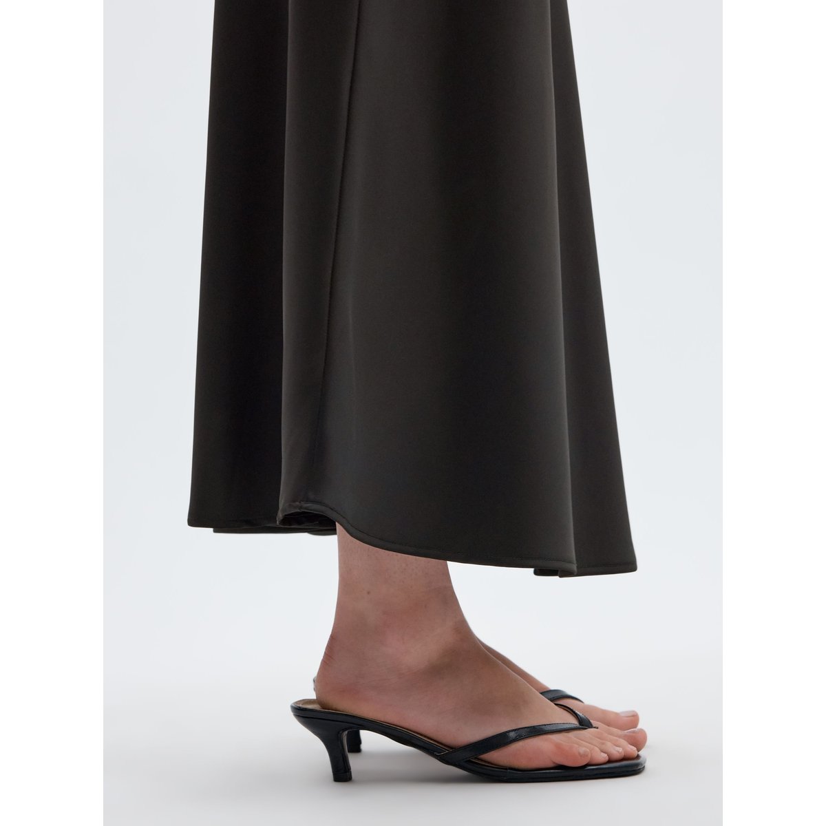 Jupe Mi-Longue black 1, SELECTED