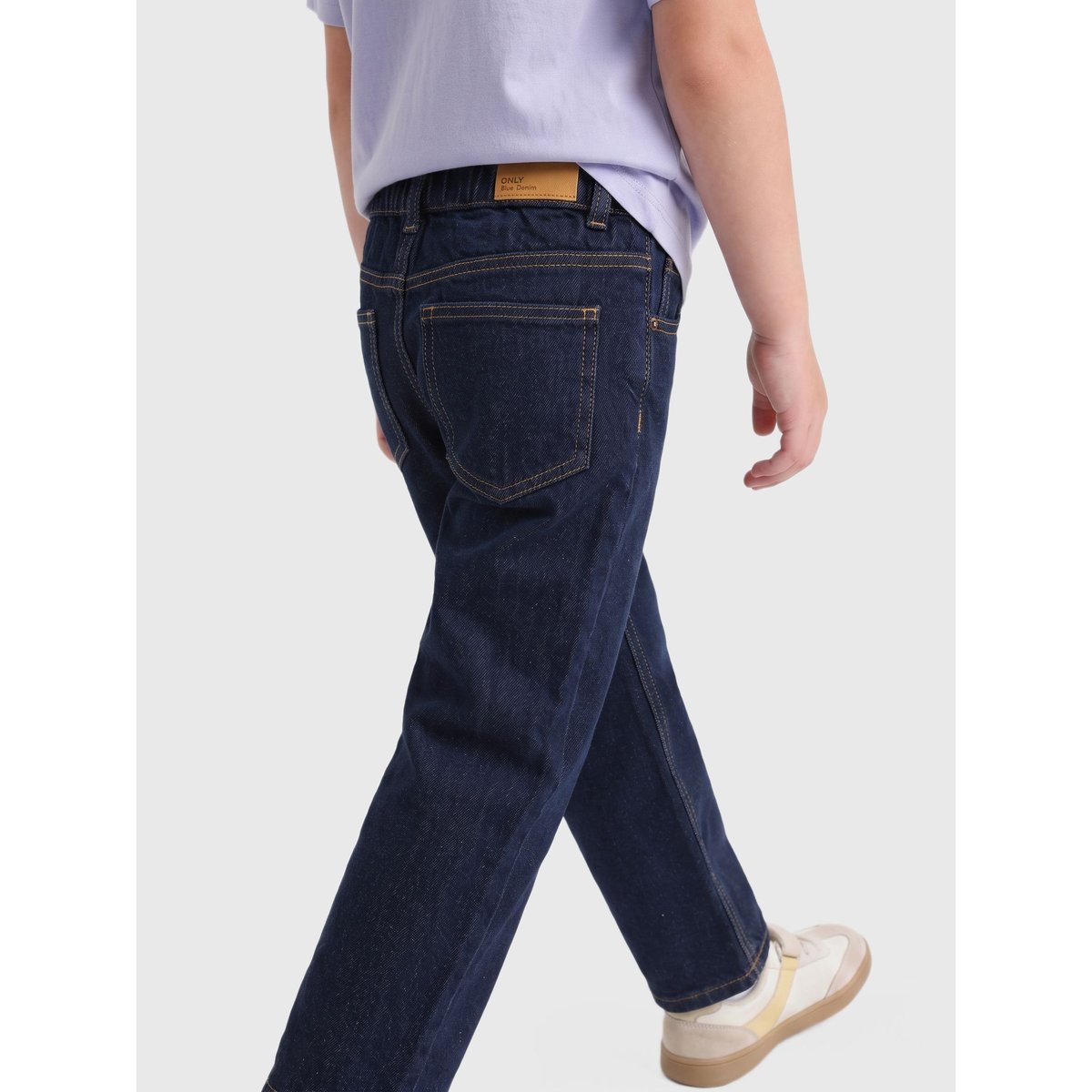 Jean Coupe Droite dark blue denim, KIDS ONLY