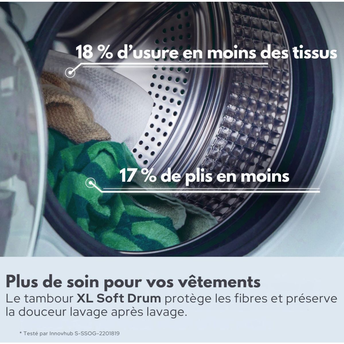 Lave linge hublot BR 414BL9-S couleur unique, CANDY