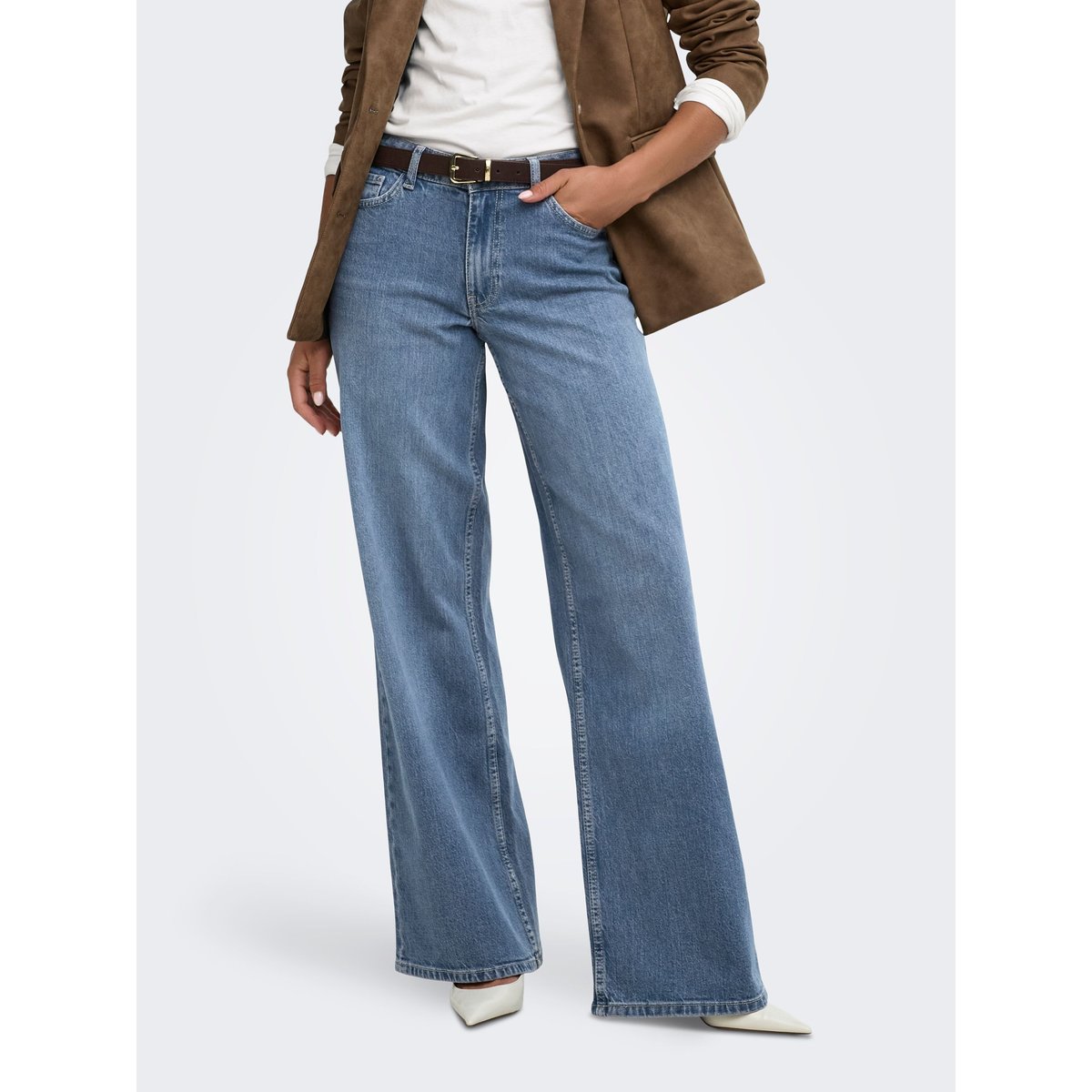 Jean À Jambe Large medium blue denim, JDY