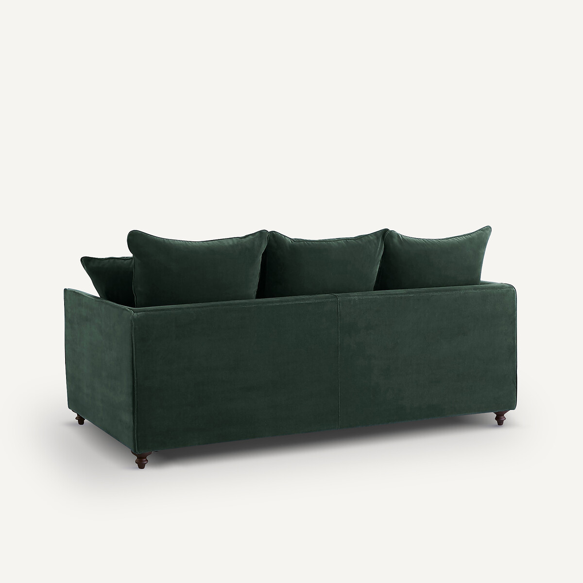 Canapé compact convertible velours, Lazare vert tsar, AM.PM