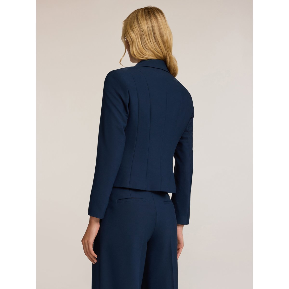 Veste blazer courte bleu, MOTIVI