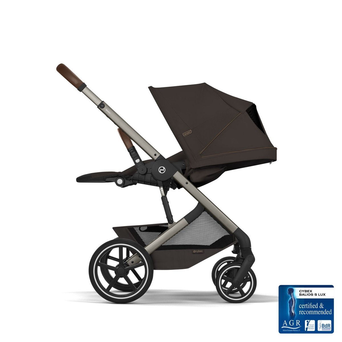 Poussette tout terrain Balios S Lux 4 marron chocolate brown, CYBEX