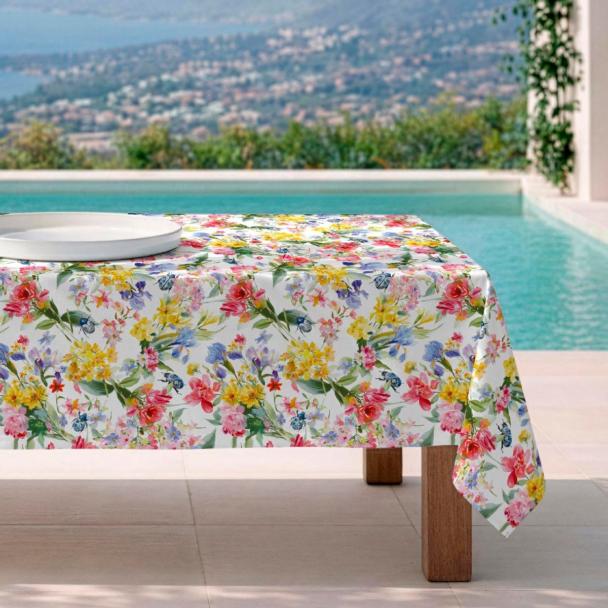 Nappe anti-taches Fioririn - 100% coton - multicolore, NAF NAF HOME