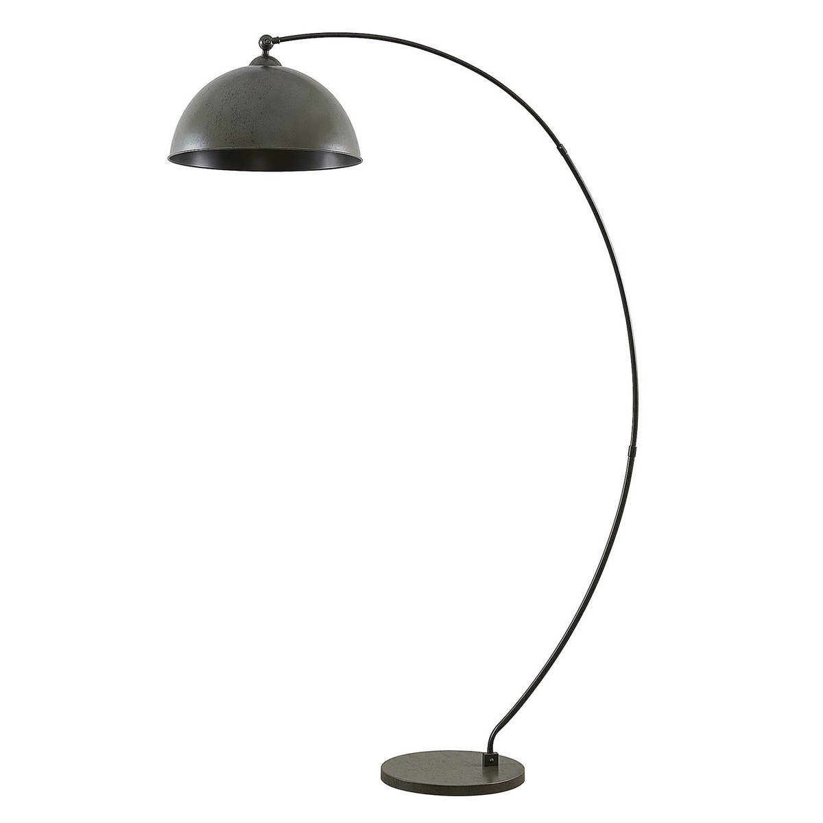 Lampadaire en métal jeunes, Jonera gris foncé, LINDBY
