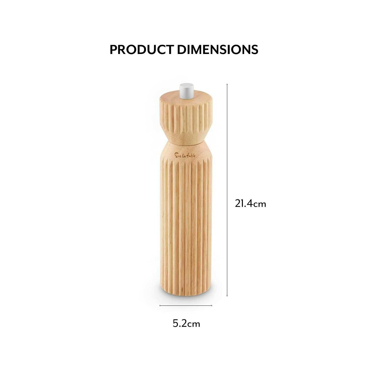 Colour Me Happy Large Manual Salt and Pepper Mill brown              , SUR LA TABLE 