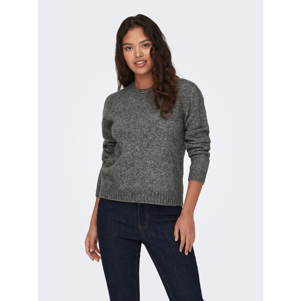 Pull En Maille dark grey melange, JDY
