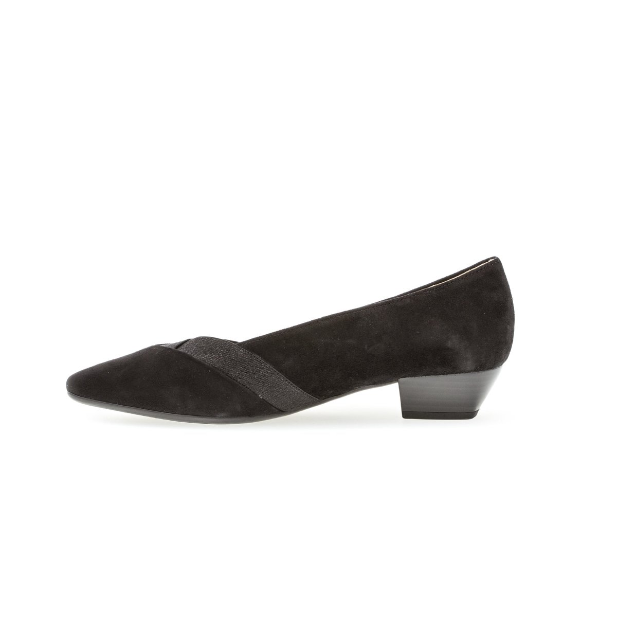 Escarpins en velours noir, GABOR