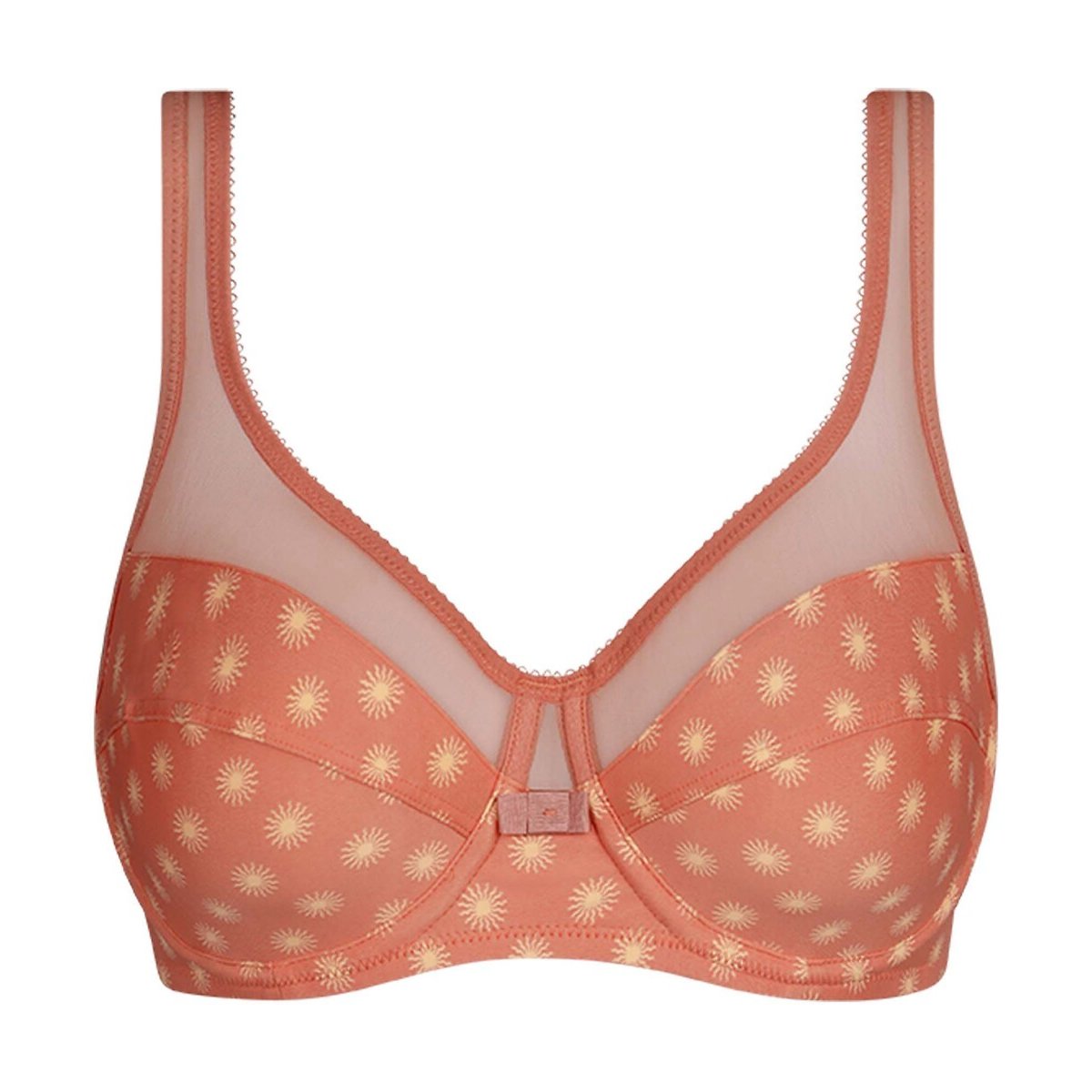 Soutien-gorge emboîtant Generous imprimé orange, DIM
