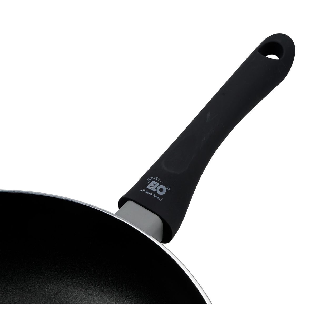 Poêle à frire avec couvercle SMART LIFE noir, ELO