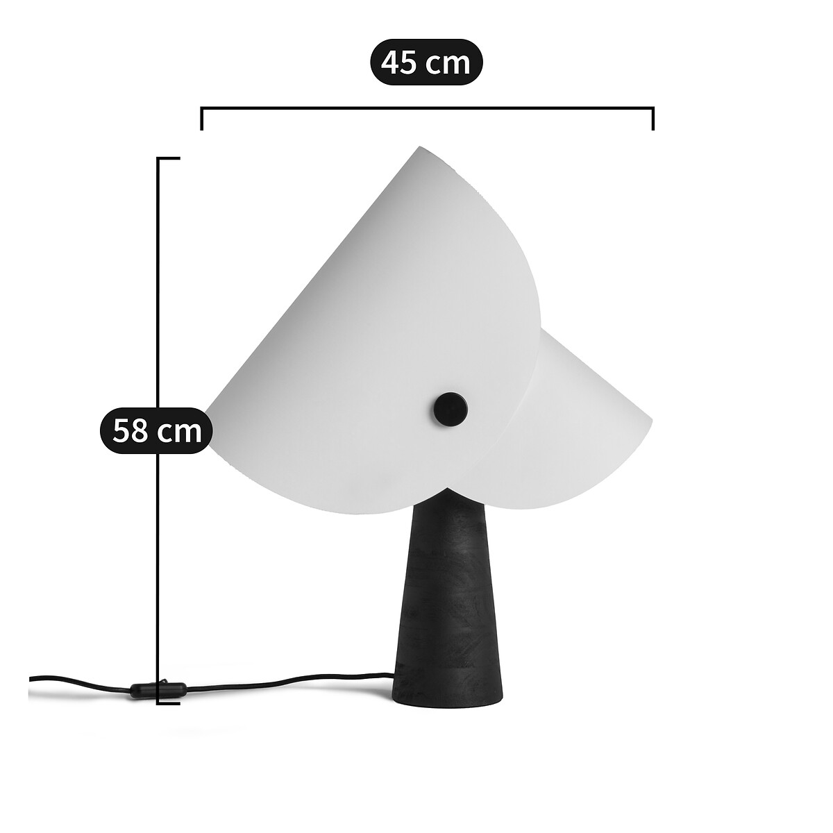 Lampe à poser, ORUKAMI blanc écume, AM.PM X EMMANUEL GALLINA