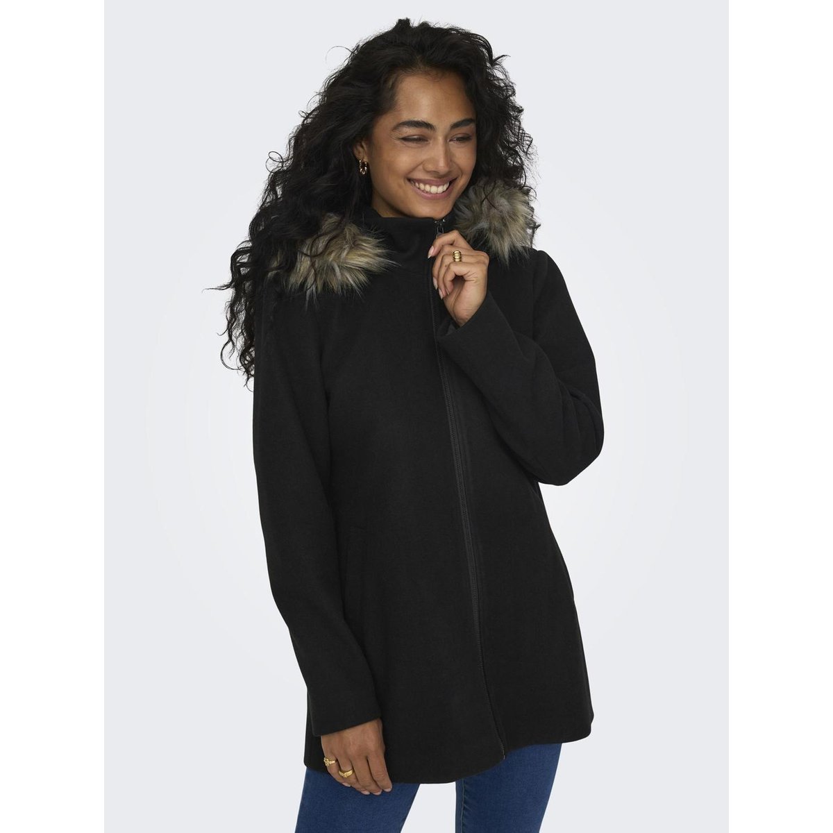 Manteau noire - black, ONLY