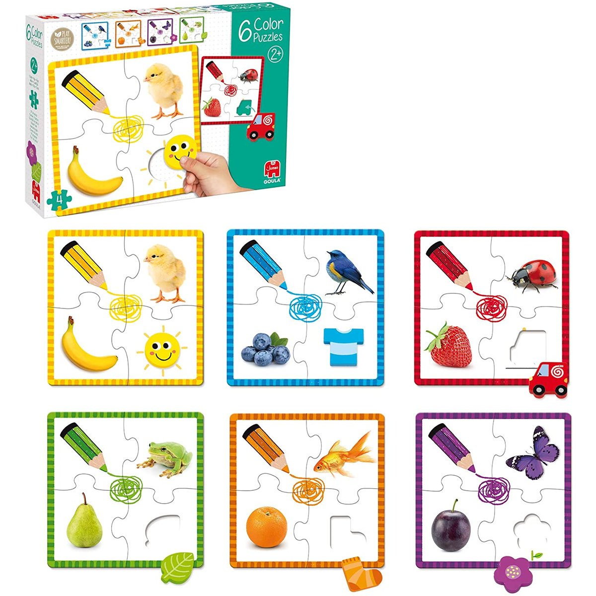 Puzzle Couleurs blanc, GOULA