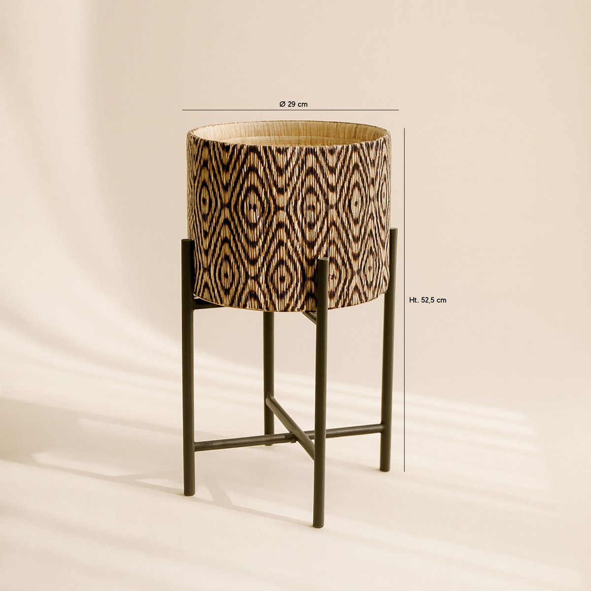 Cache pot sur pieds, YORI marron, NOW'S HOME