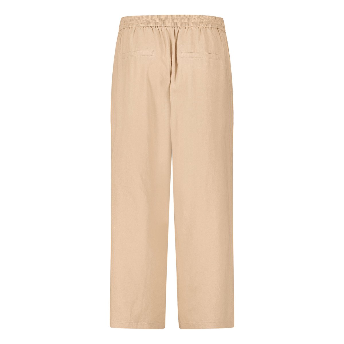 Pantalon en lin unicolore beige, BETTY BARCLAY