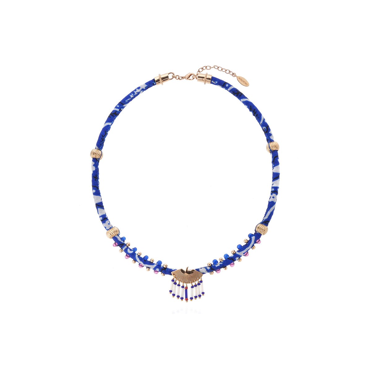 Collier cordon avec pendentif SWANNY indigo, HIPANEMA