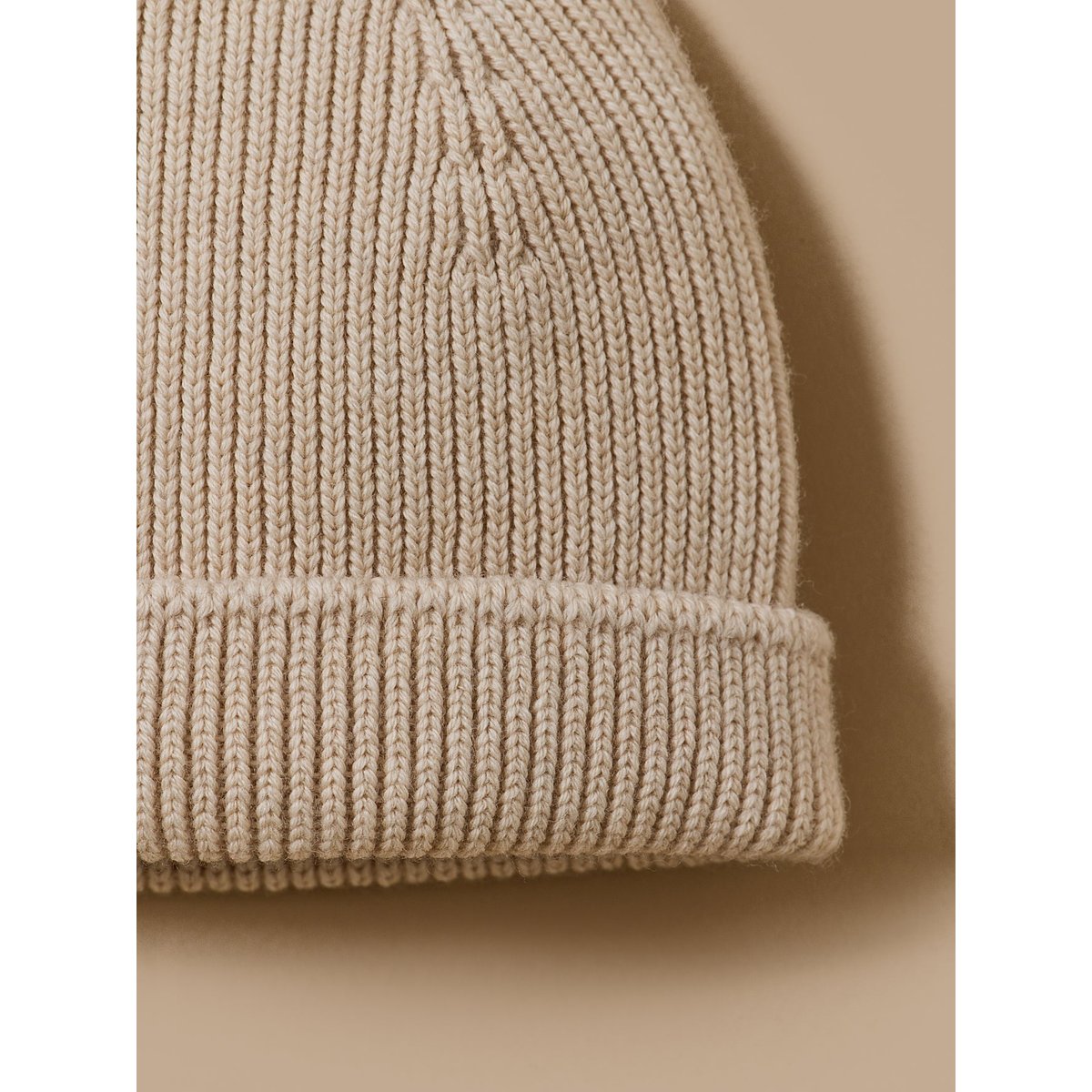 Bonnet laine mérinos - Cyrillus X les 3 Tricoteurs sable, CYRILLUS