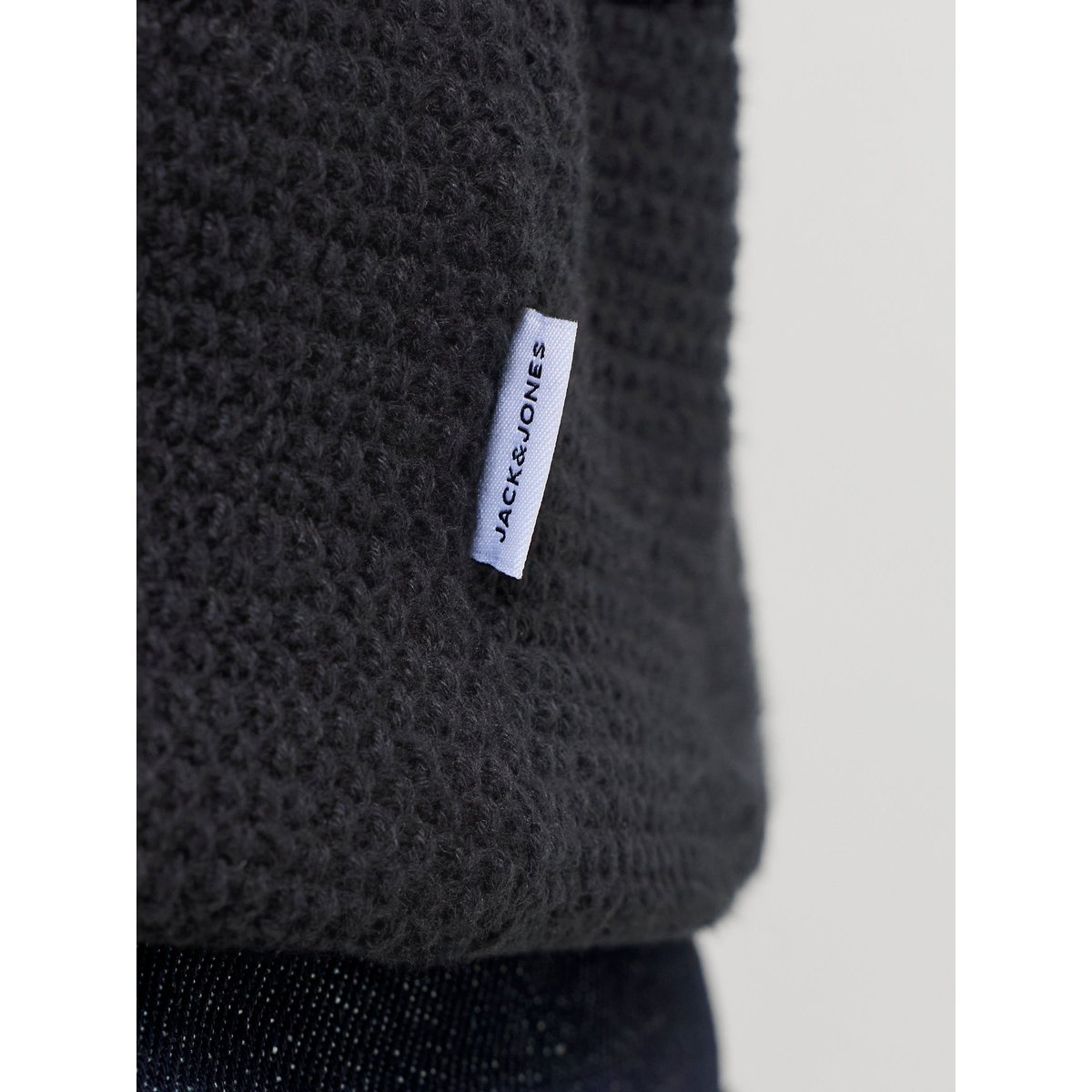 Pull En Maille noire - black, JACK & JONES