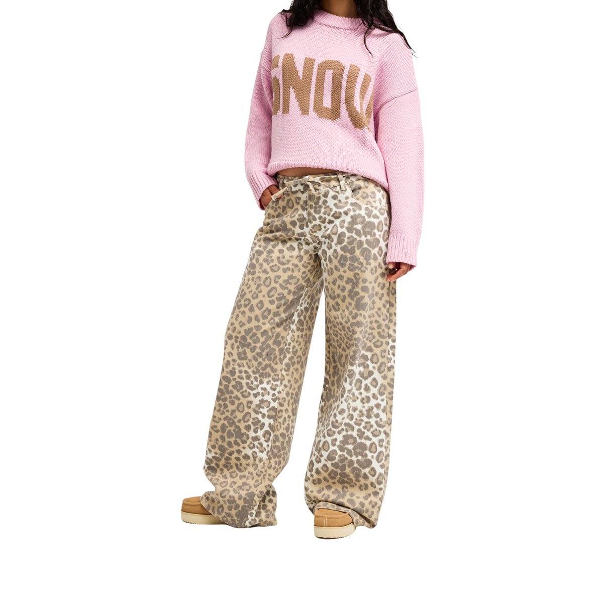 Pantalon ample EYES OF MOUNTAIN. beige wild side, ROXY