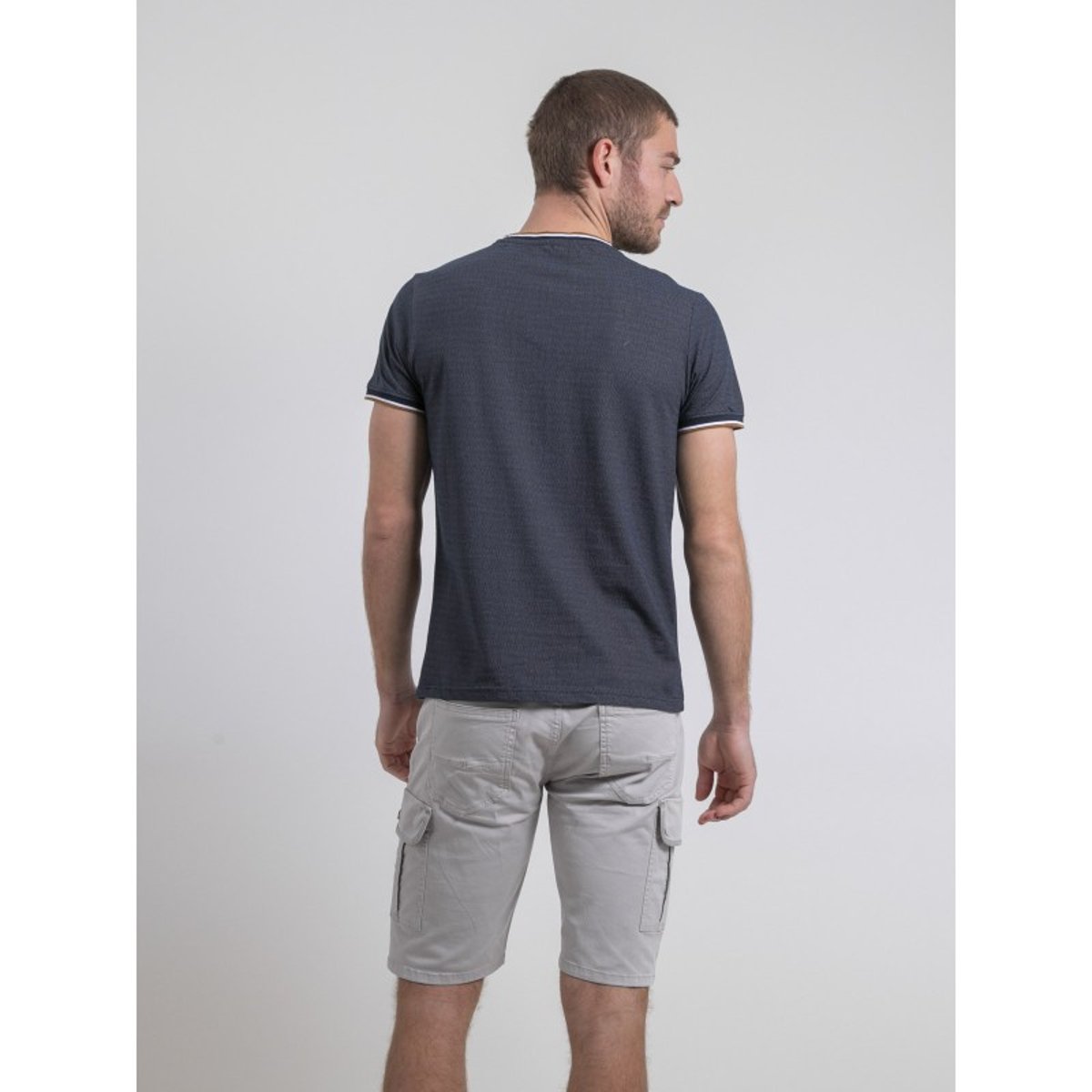 T-shirt Col Rond Nateodor bleu marine, RITCHIE