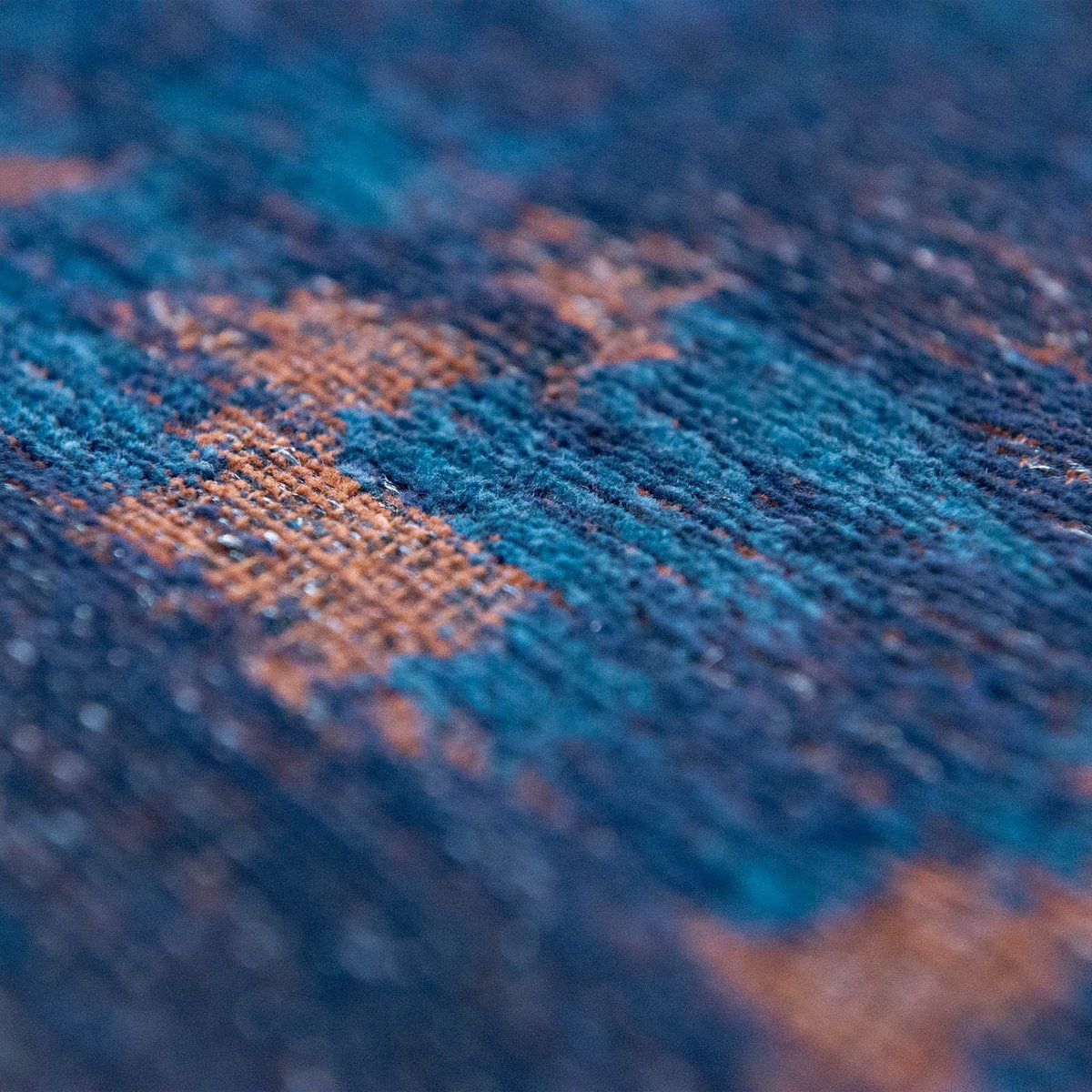 Tapis intérieur/extérieur tissé plat BLUE DAWN noir, NOVATREND