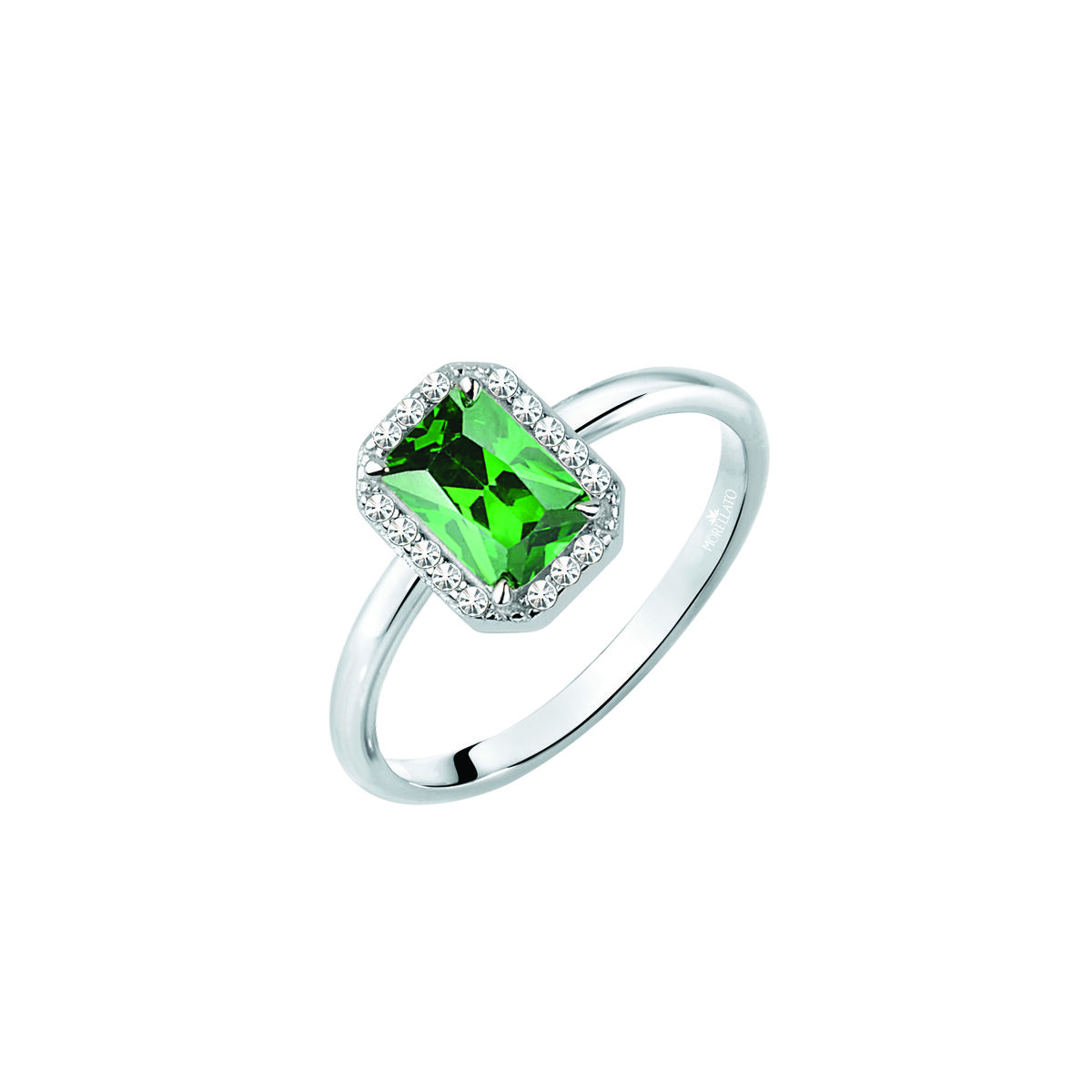 Bague en argent 925 TESORI argent, vert, MORELLATO