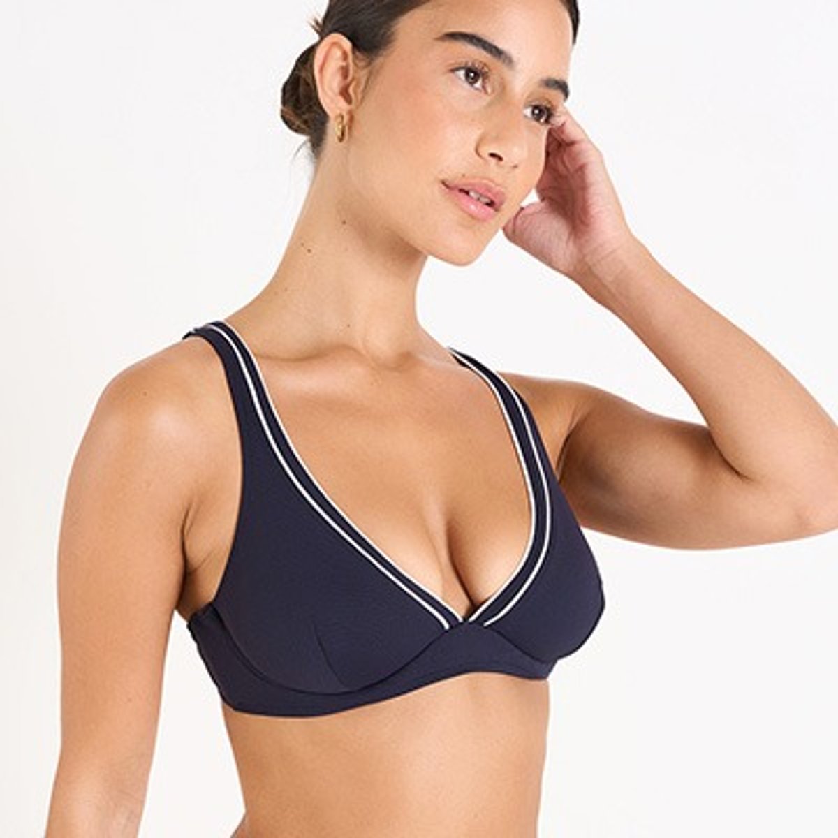 Haut de maillot armaturé Ravi - TAMARINDO bleu marine, LIVIA