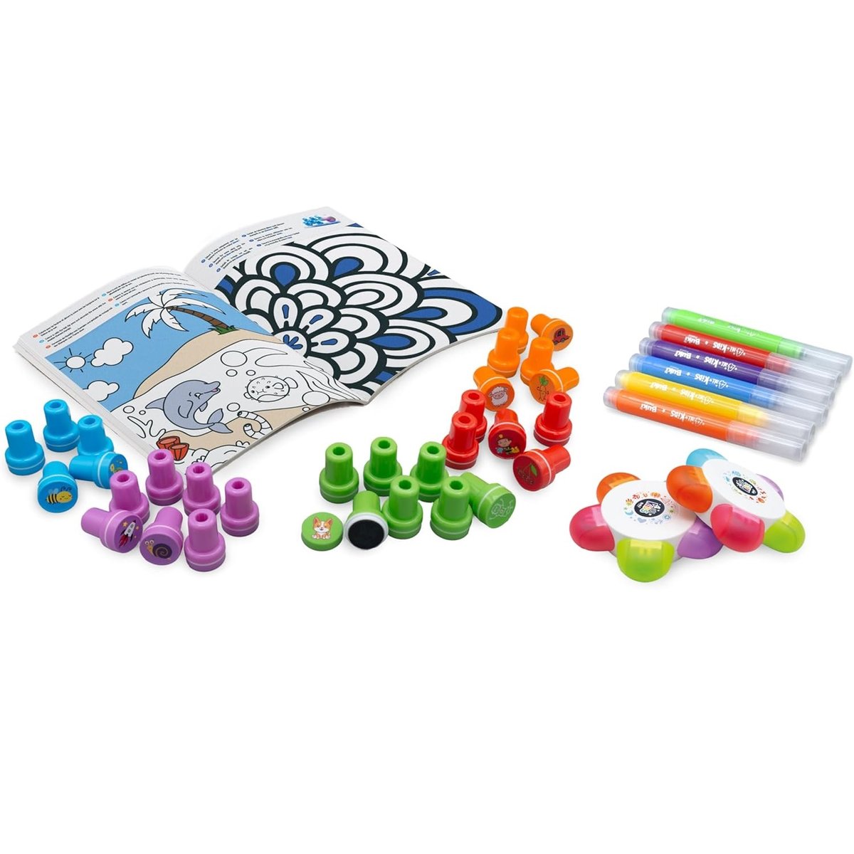 Kit d'activité créative Tampons blanc, BUKI FRANCE
