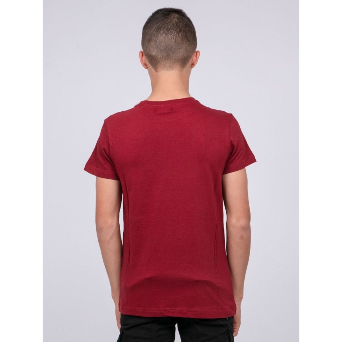 T-shirt Col Rond Pur Coton Joumea-j bordeaux, RITCHIE