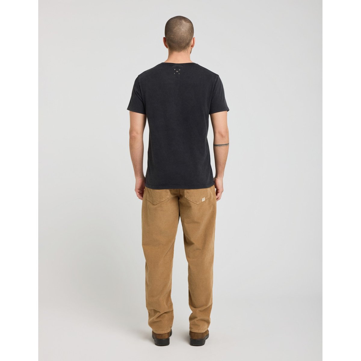 PANTALON MID LOOSE VELOURS ROYLATTE beige, PULLIN