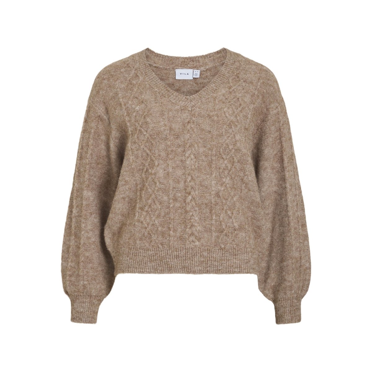 Pull En Maille natural melange, VILA