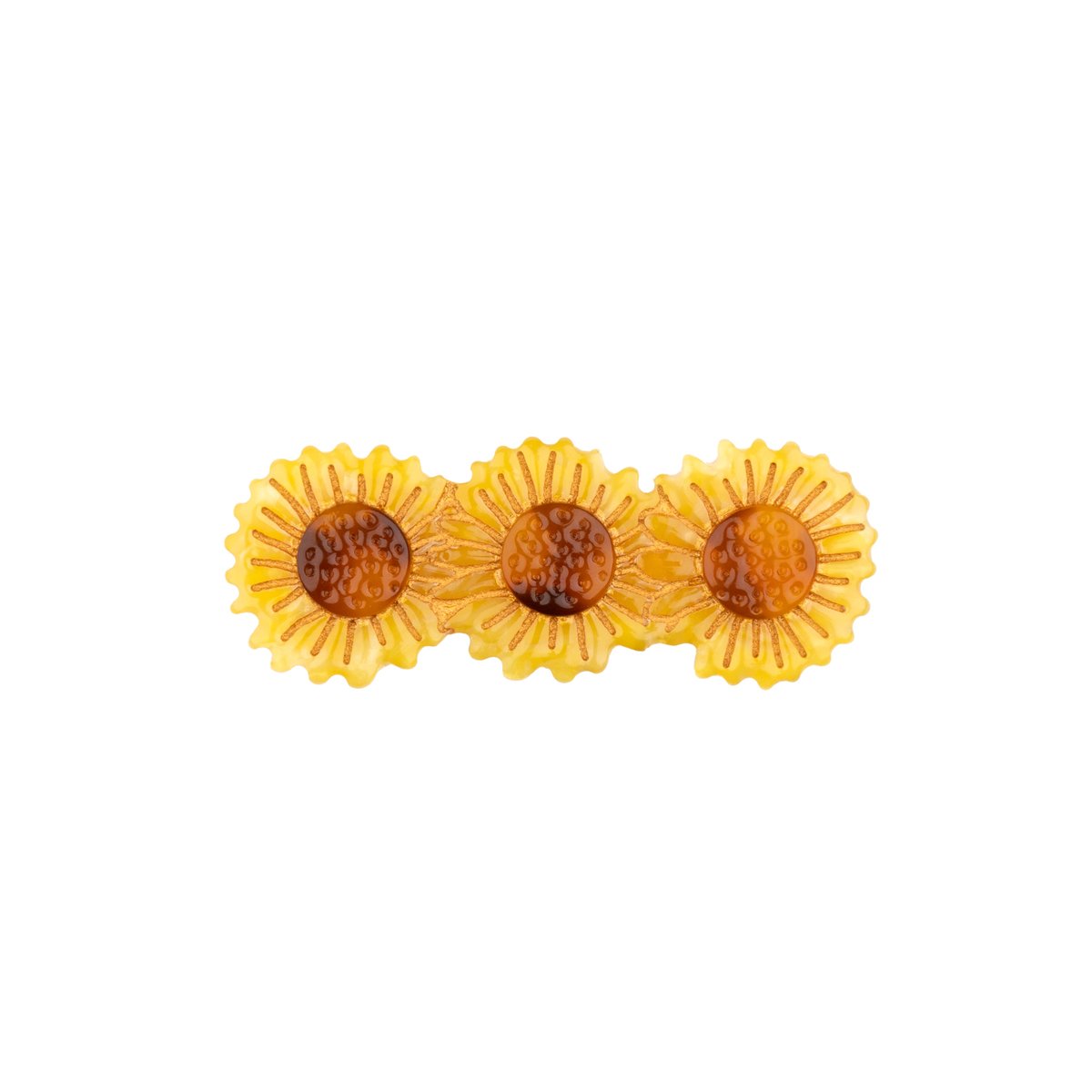 Barrette TOURNESOL jaune tournesol, COUCOU SUZETTE