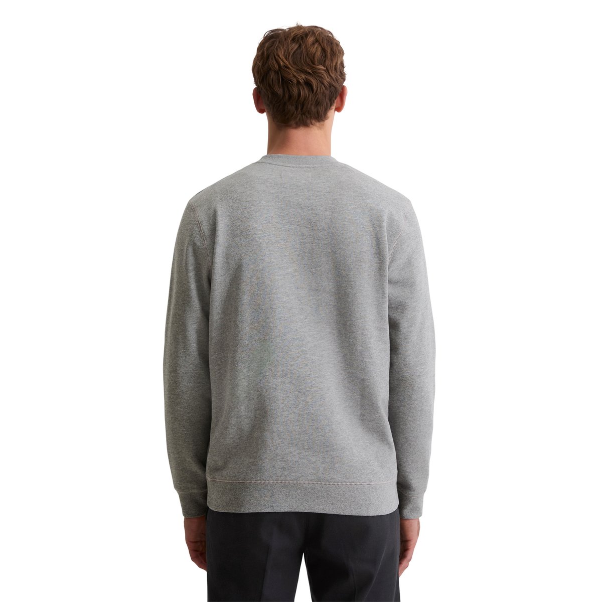 Sweat-shirt DfC régulier en sweat doux en coton bio gris, MARC O'POLO