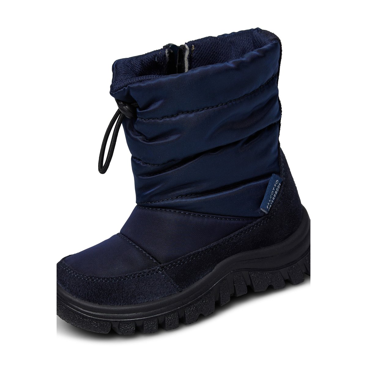Bottes en suède et tissu POZNURR 3 WP marine, FALCOTTO