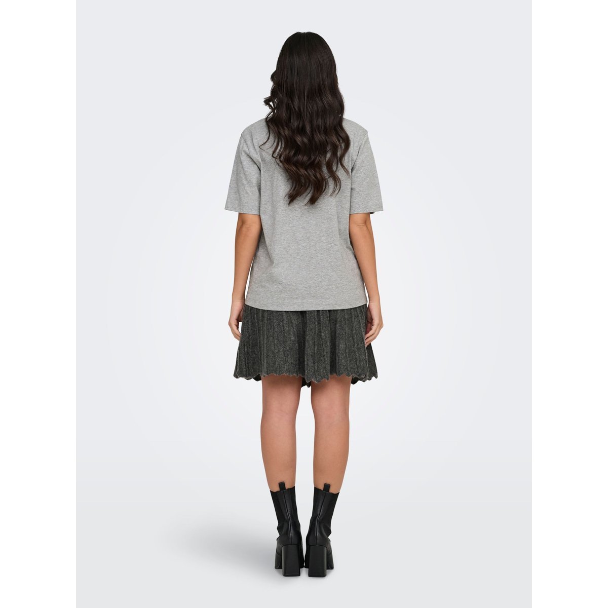 T-Shirt medium grey melange, JDY