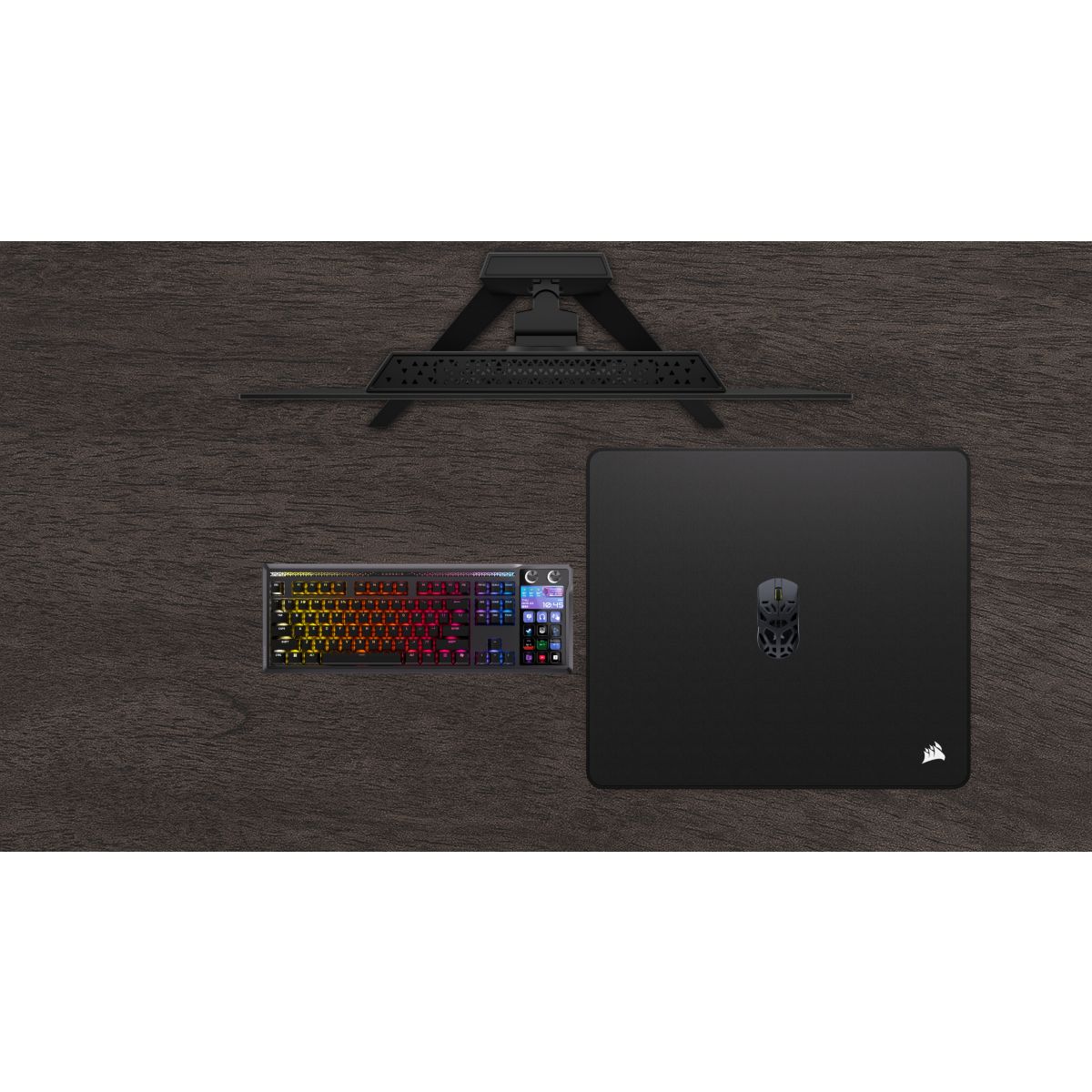 Tapis de souris MM Cloth L Noir couleur unique, CORSAIR