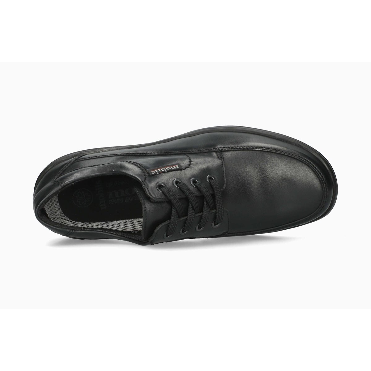Mocassins en cuir EZARD noir 5150, MEPHISTO