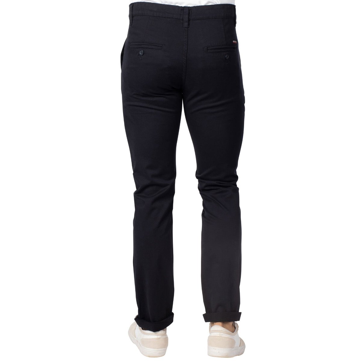 Pantalon chino basic DROIT navy, SHILTON