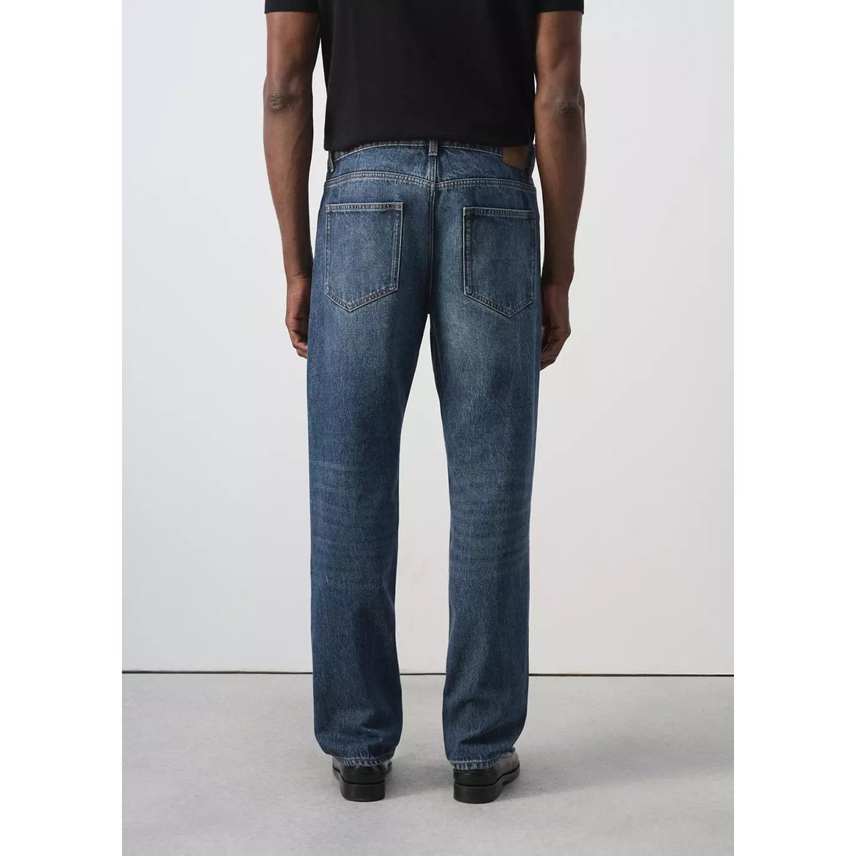 Jean Bob regular-fit bleu foncé, MANGO MAN