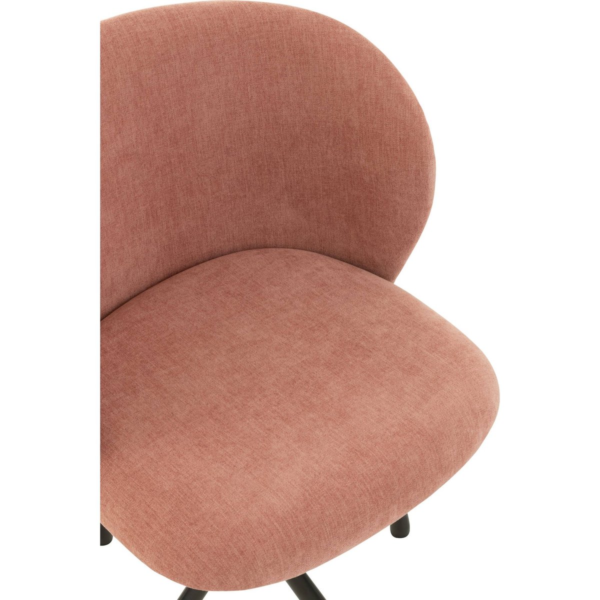 Chaise design pivotante en bois rose clair doux, RECOLLECTION